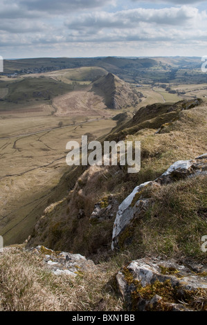 Parkhouse Hill from Chrome Hill, The Peak District Stock Photo