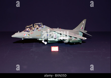 BAe  HARRIER TRAINER 1/72ND KIT HAND PAINTED Stock Photo