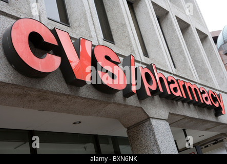 A CVS Pharmacy store.  Stock Photo