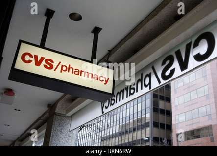 A CVS Pharmacy store.  Stock Photo