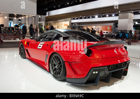 Ferrari 599XX trackday car at the 2010 North American International Auto Show in Detroit Stock Photo