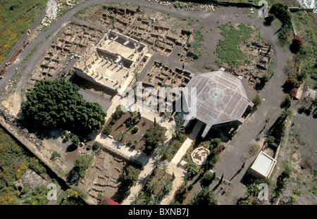 Aerial view of Capernaum on the Sea Of Galilee, Israel Stock Photo - Alamy