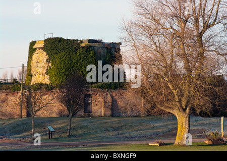 Martello Tower 28 Rye Harbour East Sussex England Stock Photo