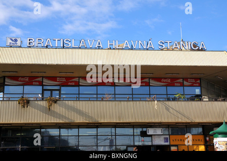 Bratislava, Main Train Station, Hlavna Stanica, Bratislava, Slovakia, Europe Stock Photo