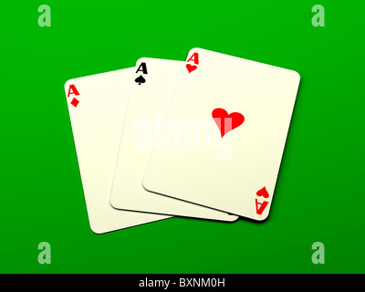 Playing cards Stock Photo