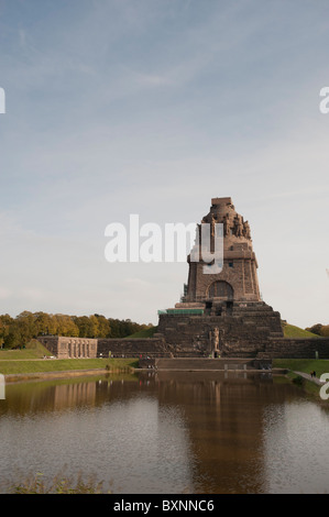 Monument to the Battle of the Nations, Leipzig, Saxony, Germany, Europe Stock Photo