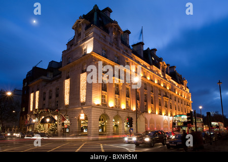 Dusk at The Ritz Hotel, London, Uk Stock Photo