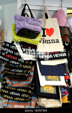 I Love Vienna bags, Vienna, Austria Stock Photo