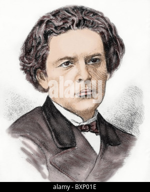 RUBINSTEIN, Anton Grigorievich (1829- 1894). Russian composer and pianist. Stock Photo