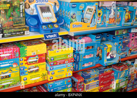 Independent Toy Shop display of merchandise Stock Photo