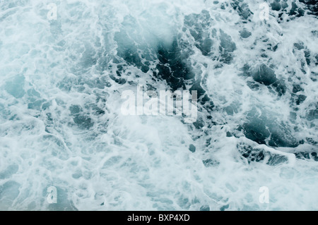 Heavy seas in the Southern Ocean, south of New Zealand Stock Photo