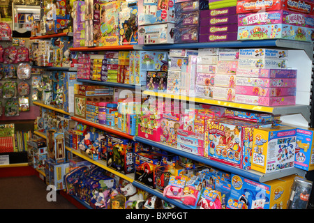 Independent Toy Shop display of merchandise Stock Photo