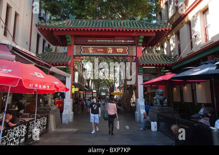 Dixon Street in Sydney's Chinatown Stock Photo