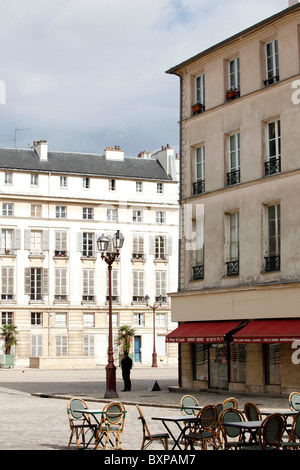 Versailles (78): 'Place Saint Louis' square Stock Photo