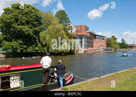 The River Avon Stratford Upon Avon Stock Photo
