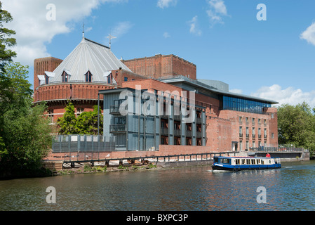 The Royal Shakespeare Theatre Stratford Upon Avon Stock Photo