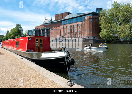 The Royal Shakespeare Theatre Stratford Upon Avon Stock Photo