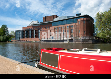 The Royal Shakespeare Theatre Stratford Upon Avon Stock Photo