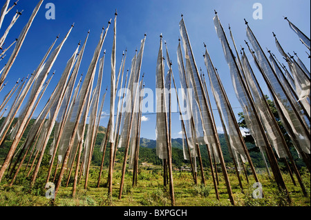 Kurjey Lhakhang temple, 1652 by Mingyur Tenpu, Jakar, Bumthang, Chokor Valley, Bhutan, Asia Stock Photo