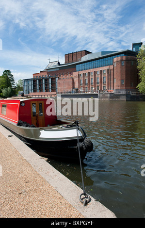 The Royal Shakespeare Theatre Stratford Upon Avon Stock Photo