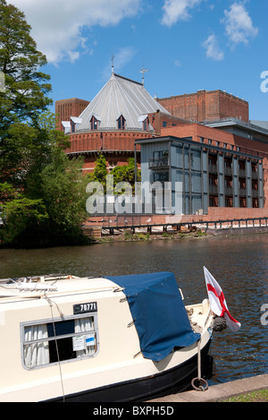 The Royal Shakespeare Theatre Stratford Upon Avon Stock Photo