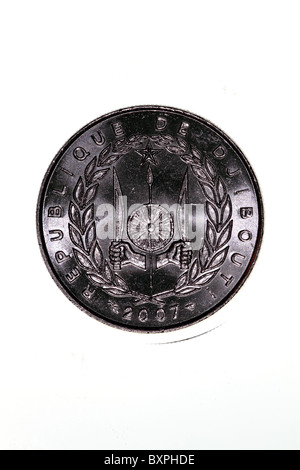 Djibouti coin Stock Photo
