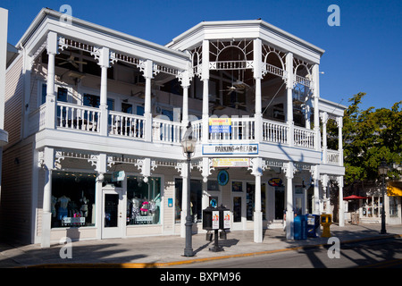 Commercial property at 710-714 Duval Street, Key West, Florida, United States Stock Photo