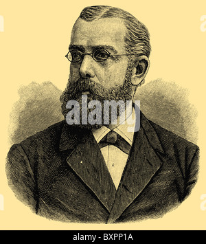 Robert Koch, German physician, discoverer of the tubercle and cholera bacilli, Nobel Prize in Medicine laureate in 1905