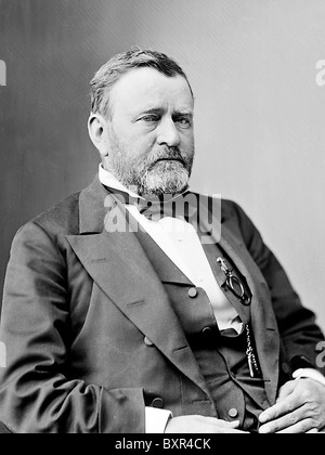 Ulysses S. Grant, the 18th President of the United States of America Stock Photo