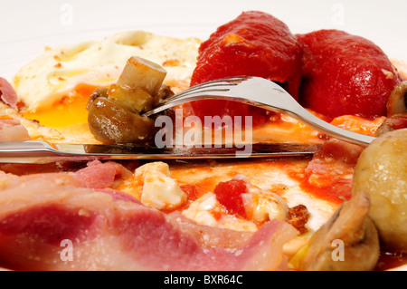 Half eaten English breakfast Stock Photo 28370043 Alamy