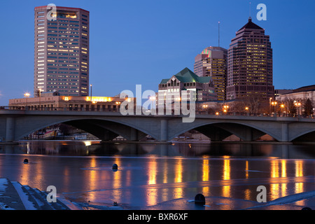 Evening in Columbus Stock Photo