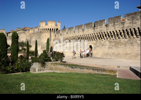 France, Provence, Avignon, city walls Stock Photo