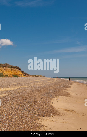 The beach in Benacre , Suffolk , England , Great Britain , Uk Stock Photo