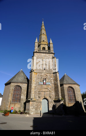 France, Brittany (Bretagne), Morbihan, Carnac, church of St Cornely Stock Photo