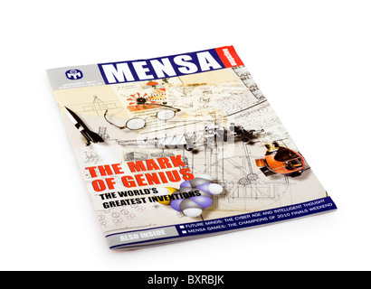 The monthly magazine of Mensa (the high IQ society), UK Stock Photo