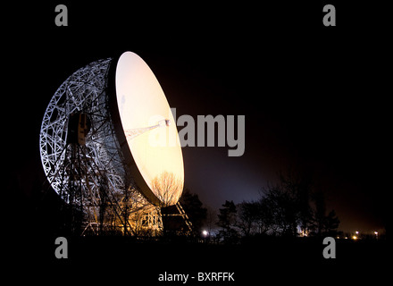 Jodrell Bank Radio Telescope, Cheshire, UK Stock Photo