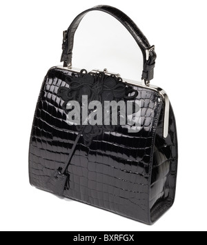 Prada ladies frame black handbag Stock Photo
