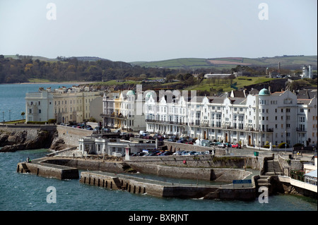 Great Britain, England, Devon, Plymouth, view of the seafront from Hoe Stock Photo