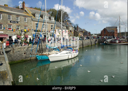 Great Britain, England, Cornwall, Padstow harbour Stock Photo