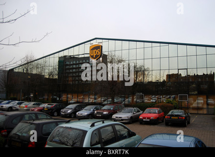 General View of the UPS site in Kentish Town, North London Stock Photo