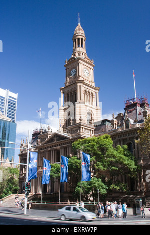 Australia, New South Wales, Sydney, View of town hall Stock Photo
