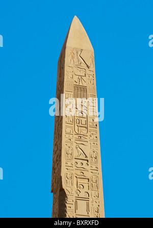 Obelisk at karnak temple Stock Photo