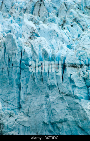 Margerie Glacier, 21 miles long in Glacier Bay, part of Glacier Bay National Park in Alaska, USA Stock Photo