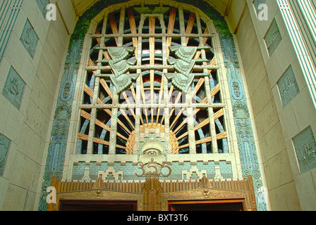 Marine Building, the city's finest heritage building, Art Deco style, built 1930 in Vancouver, British Columbia, Canada Stock Photo