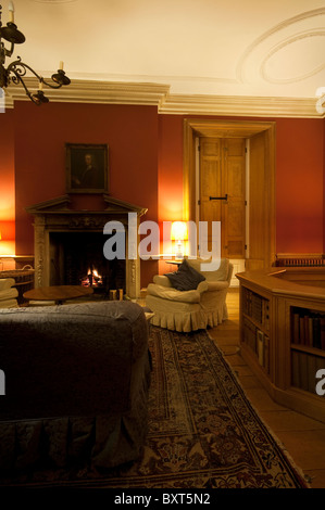 Interior of The Library at Stevenstone, Great Torrington, Devon ...