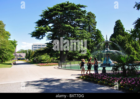 Christchurch Botanical Gardens, Christchurch, Canterbury, South Island, New Zealand Stock Photo