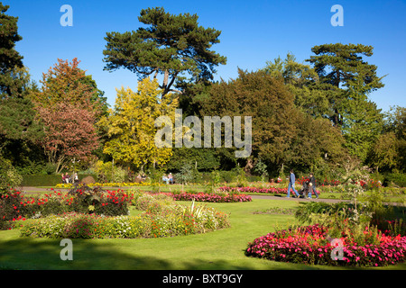the  Abbey garden at Bury St Edmunds, Suffolk, UK Stock Photo