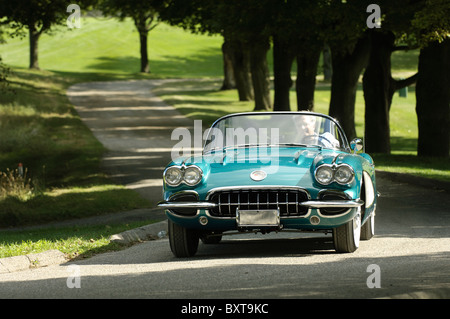 1958 Chevrolet Corvette Convertible at the 2010 Meadow Brook Concours d'Elegance of America Stock Photo