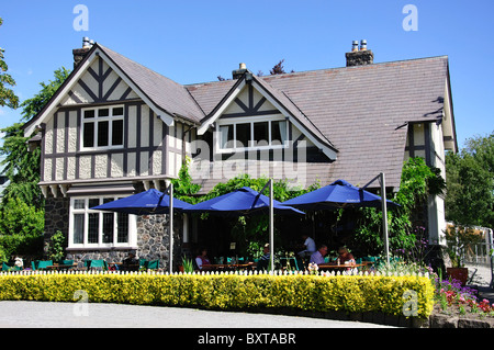 Curator's House Restaurant, Christchurch Botanical Gardens, Christchurch, Canterbury, South Island, New Zealand Stock Photo