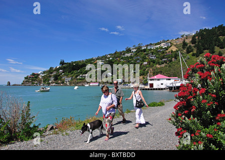 Moncks Bay, Christchurch, Canterbury Region, South Island, New Zealand Stock Photo